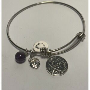 Claddagh Heart Silver‎ Bracelet Alex and Ani Charms Adjustable